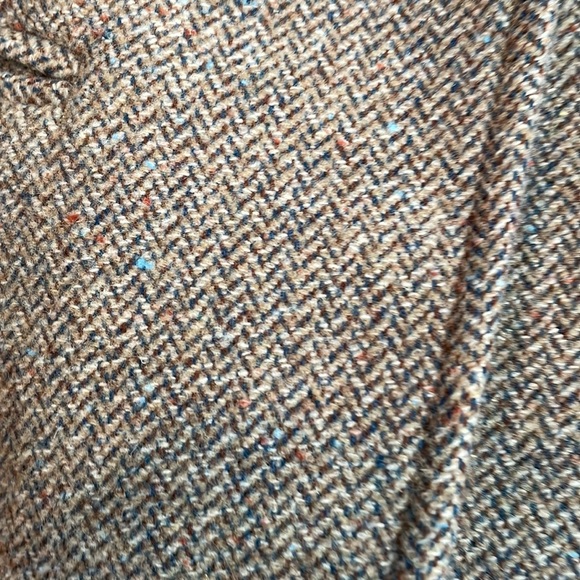 H&M Warm Tone Herringbone Cropped Blazer - Picture 3 of 5